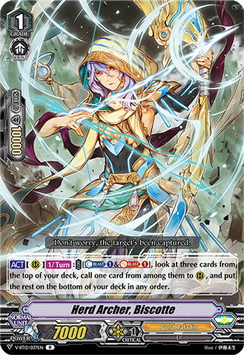 Herd Archer, Biscotte - V-BT12/037EN - R